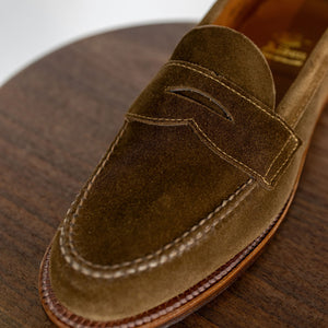 Alden loafers - detail of toe