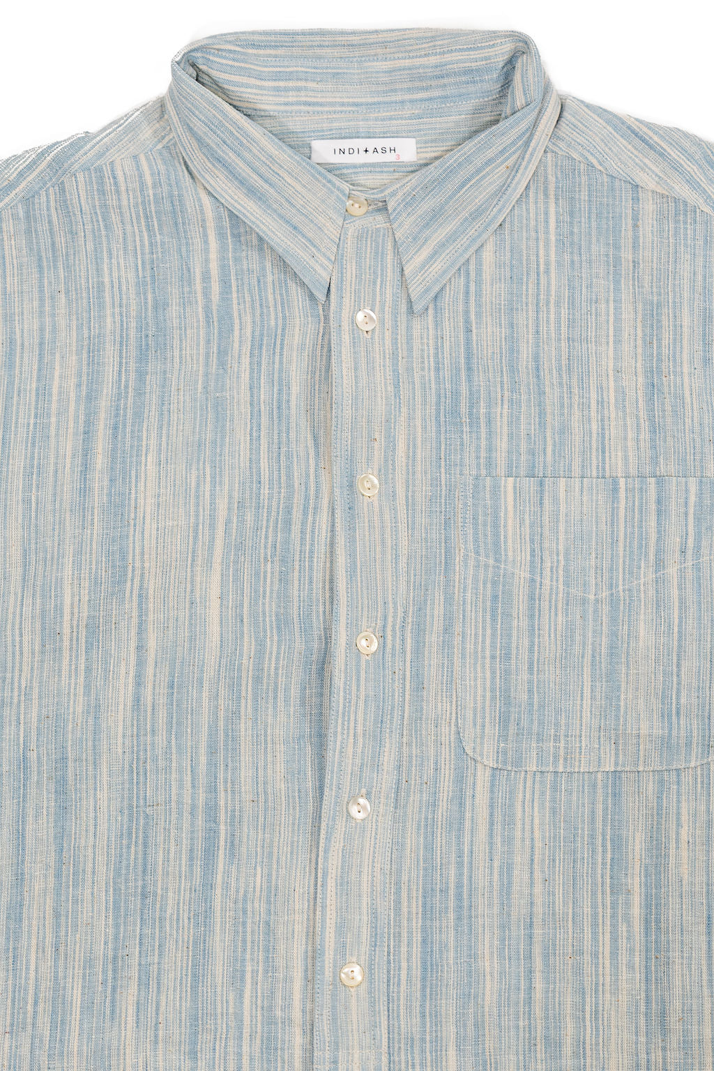 Indi + Ash LS Brook Shirt - Handwoven Kala Cotton Spacedye