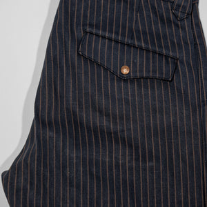 Indigofera Durango - 12oz Sable Stripe - back pocket