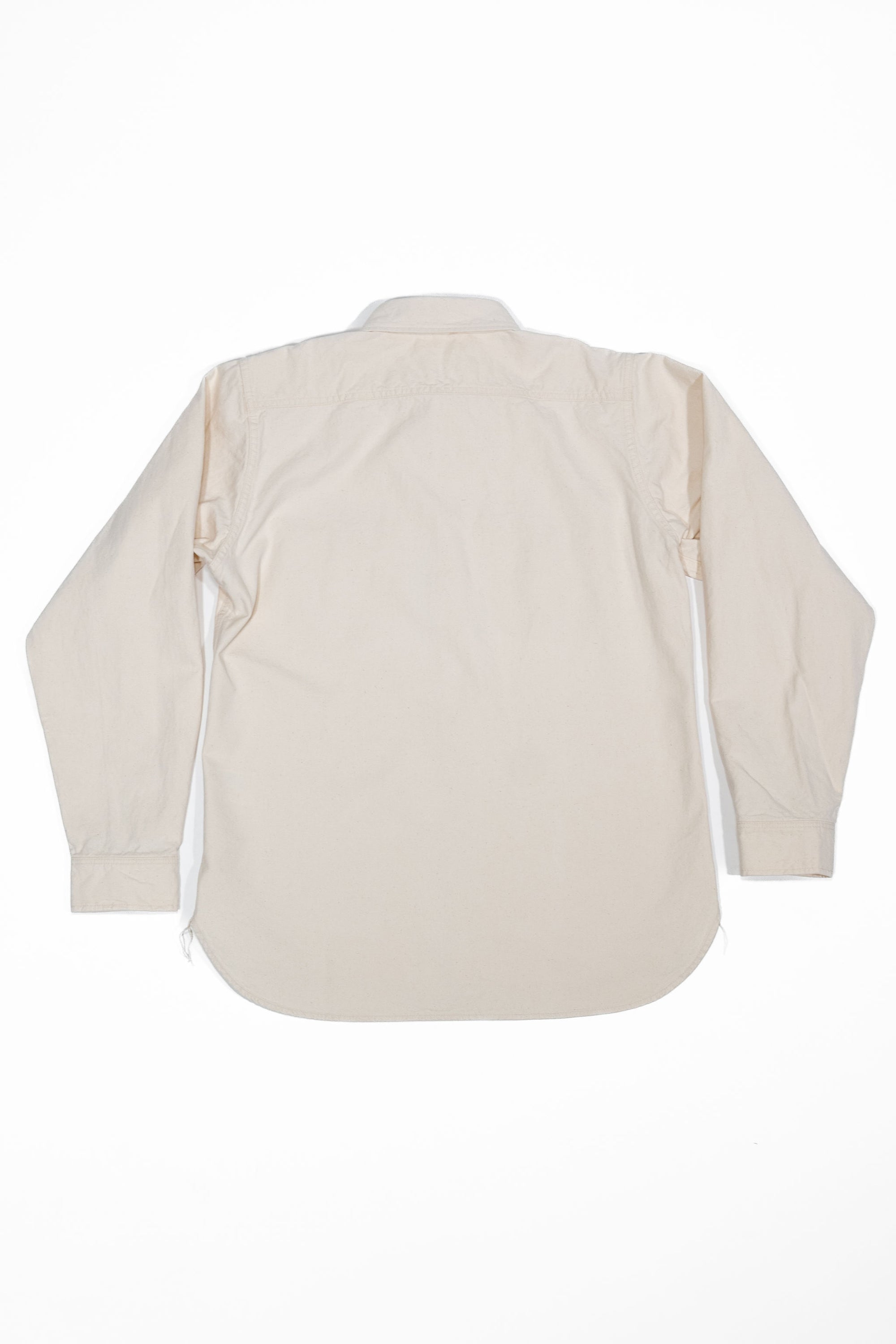 Seuvas 8oz Canvas Flap Work Shirt - Natural