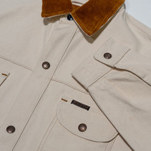 Indigofera Fargo Quarter - Smithson Canvas Ecru - Front Details