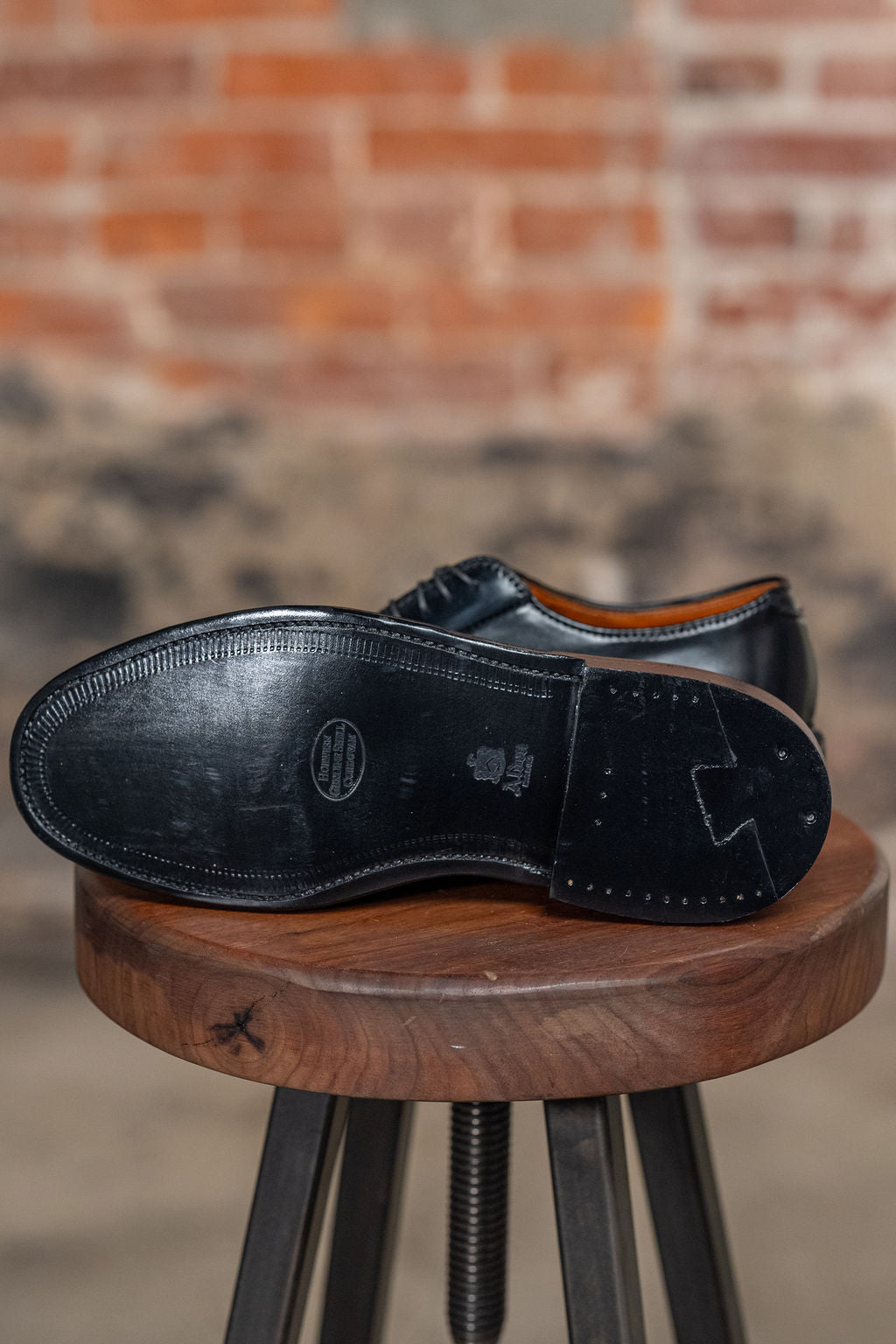 alden plain toe bluchers - view of sole 