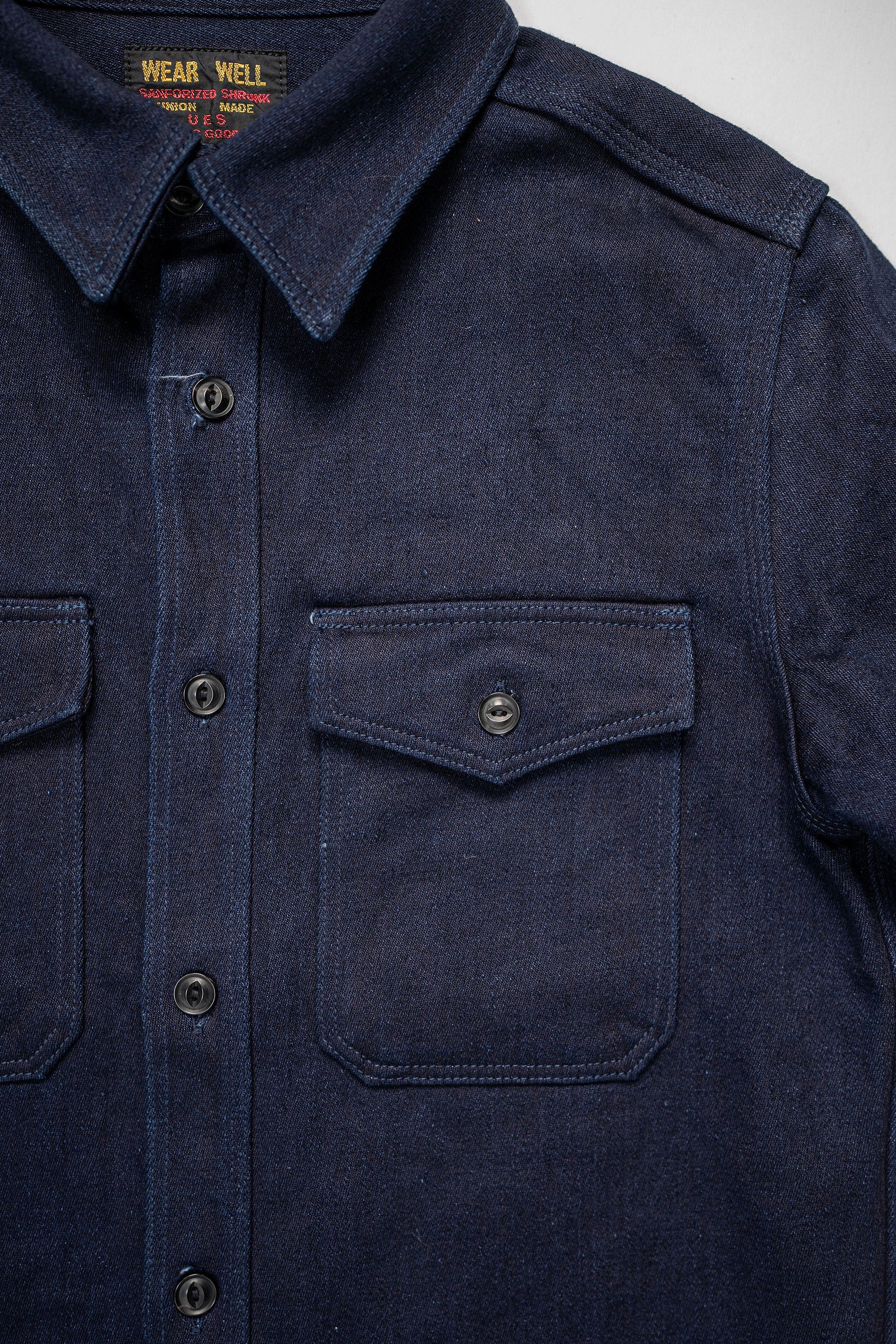 UES 502256 Tricotine Shirt - Indigo