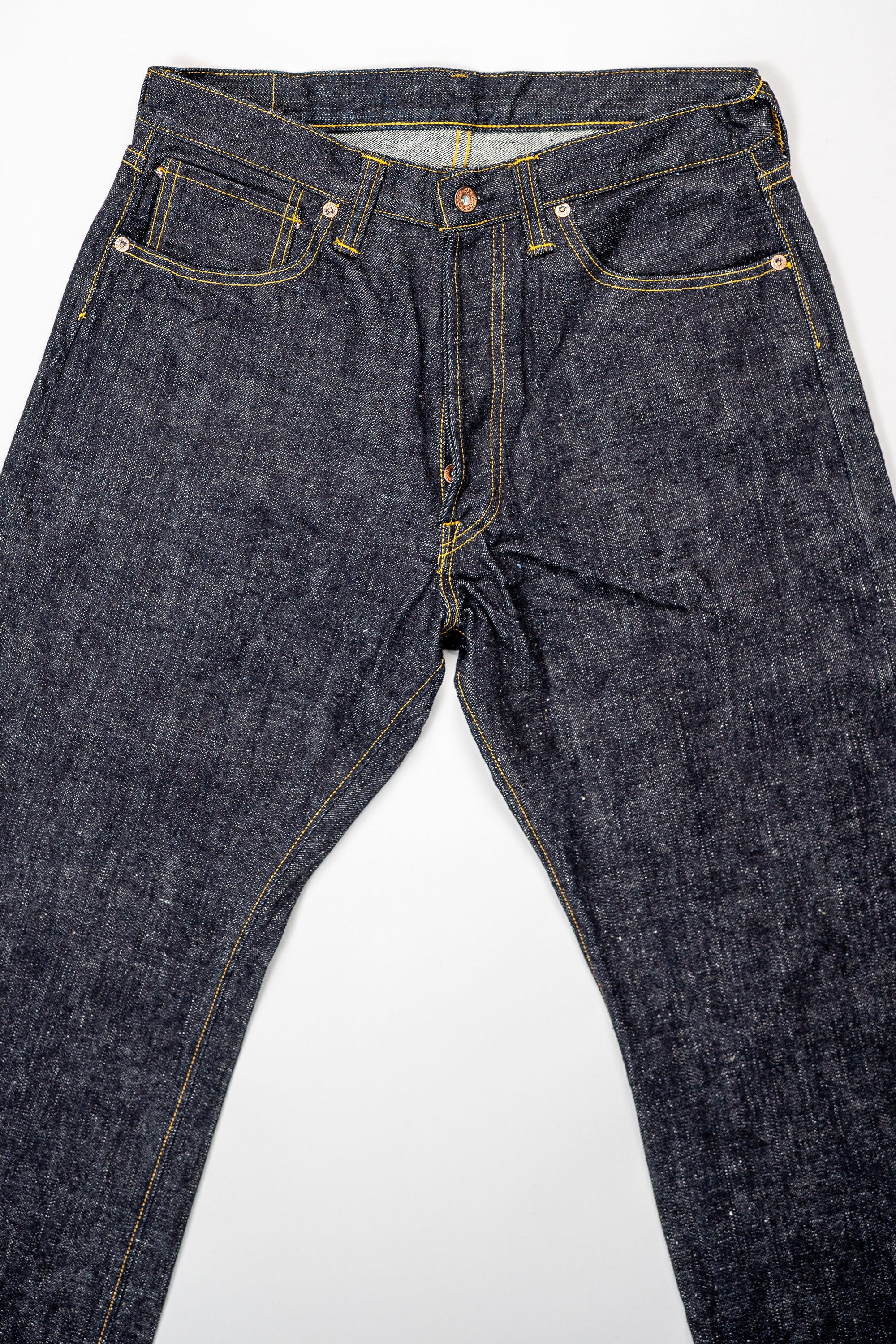 Samurai S3100VX 'Zero' WWII model wide straight jeans - flat lay front