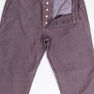 Wythe Deck Pant - Dusty Purple - Front View Flat Lay