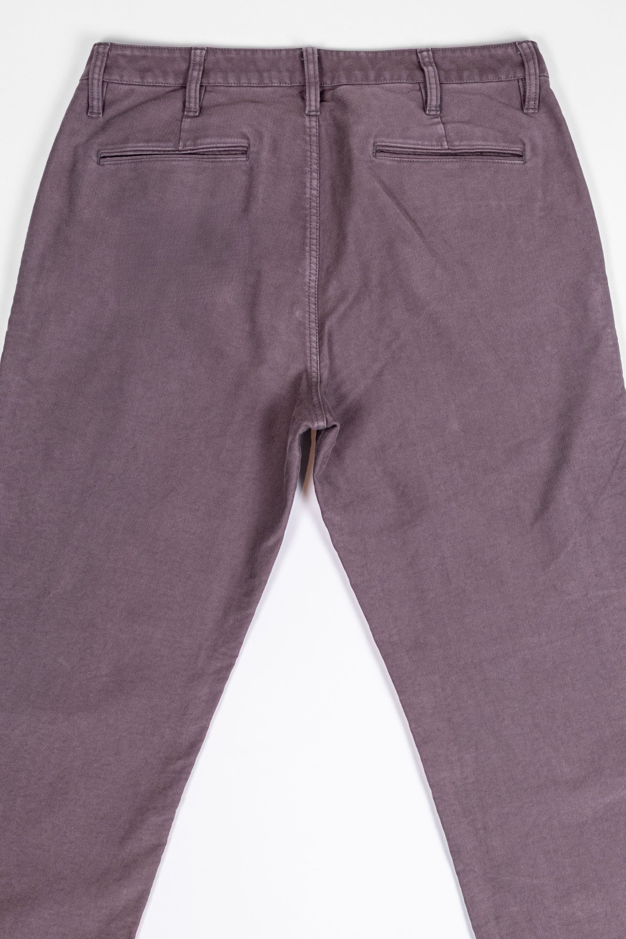 Wythe Deck Pant - Dusty Purple - Back View Flat Lay