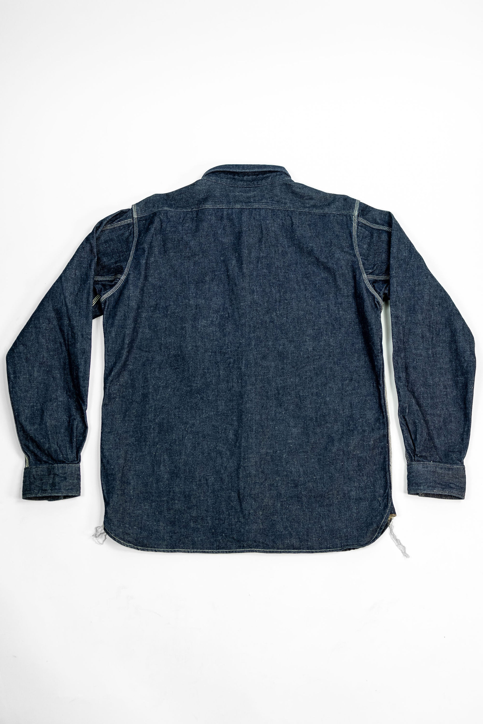 Samurai SJWS-SC02 Samurai Cotton Denim Work Shirt - Flat Back