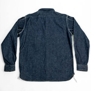Samurai SJWS-SC02 Samurai Cotton Denim Work Shirt - Flat Back