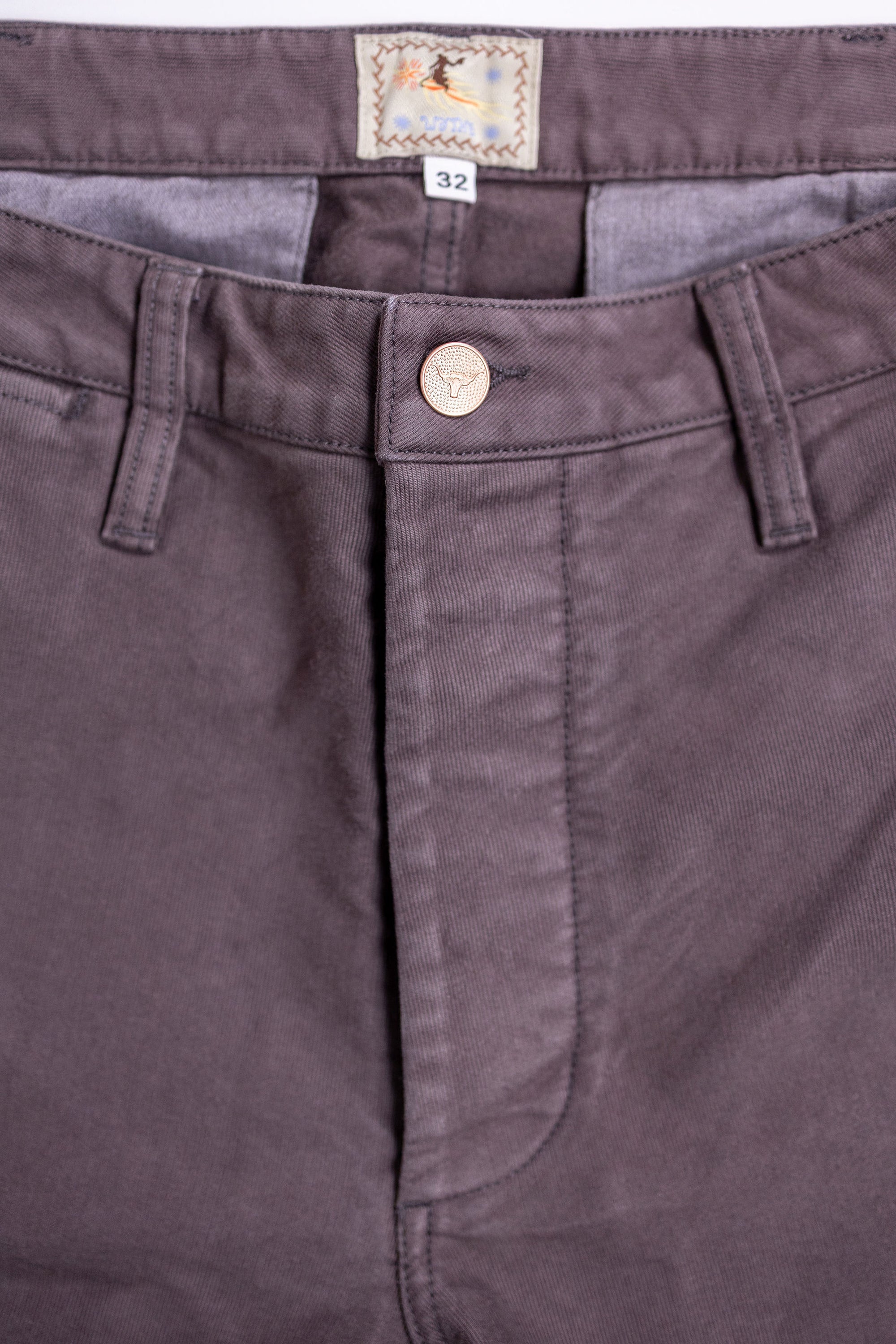 Wythe Deck Pant - Dusty Purple - Front Detail