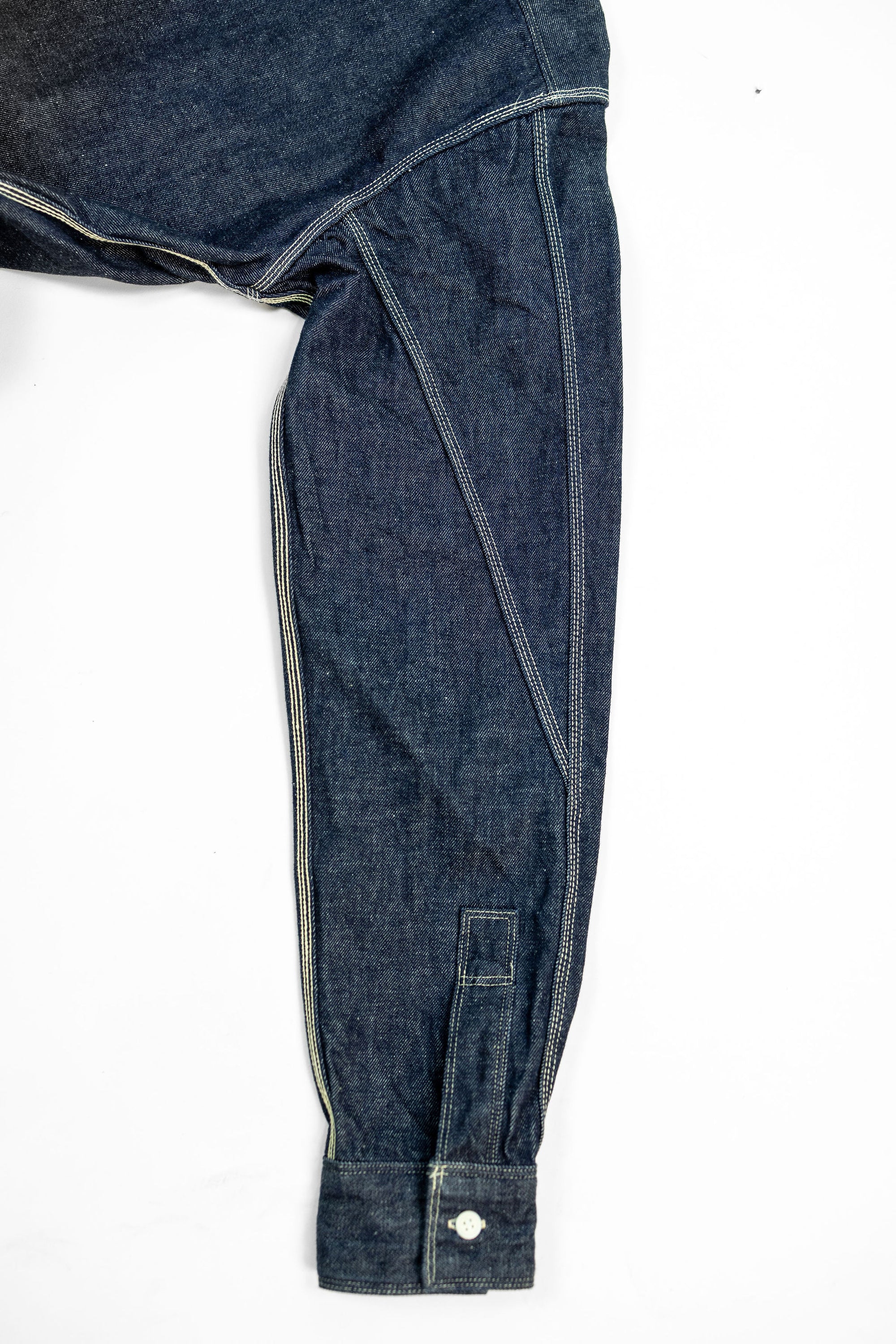 Samurai SJWS-SC02 Samurai Cotton Denim Work Shirt - Sleeve Details