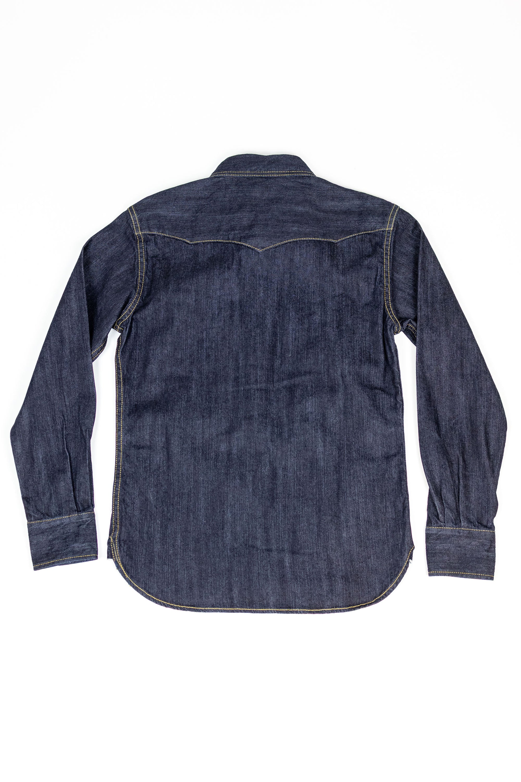 The Flat Head FN-SDW-001L Denim Western Shirt - 10oz Selvedge Denim