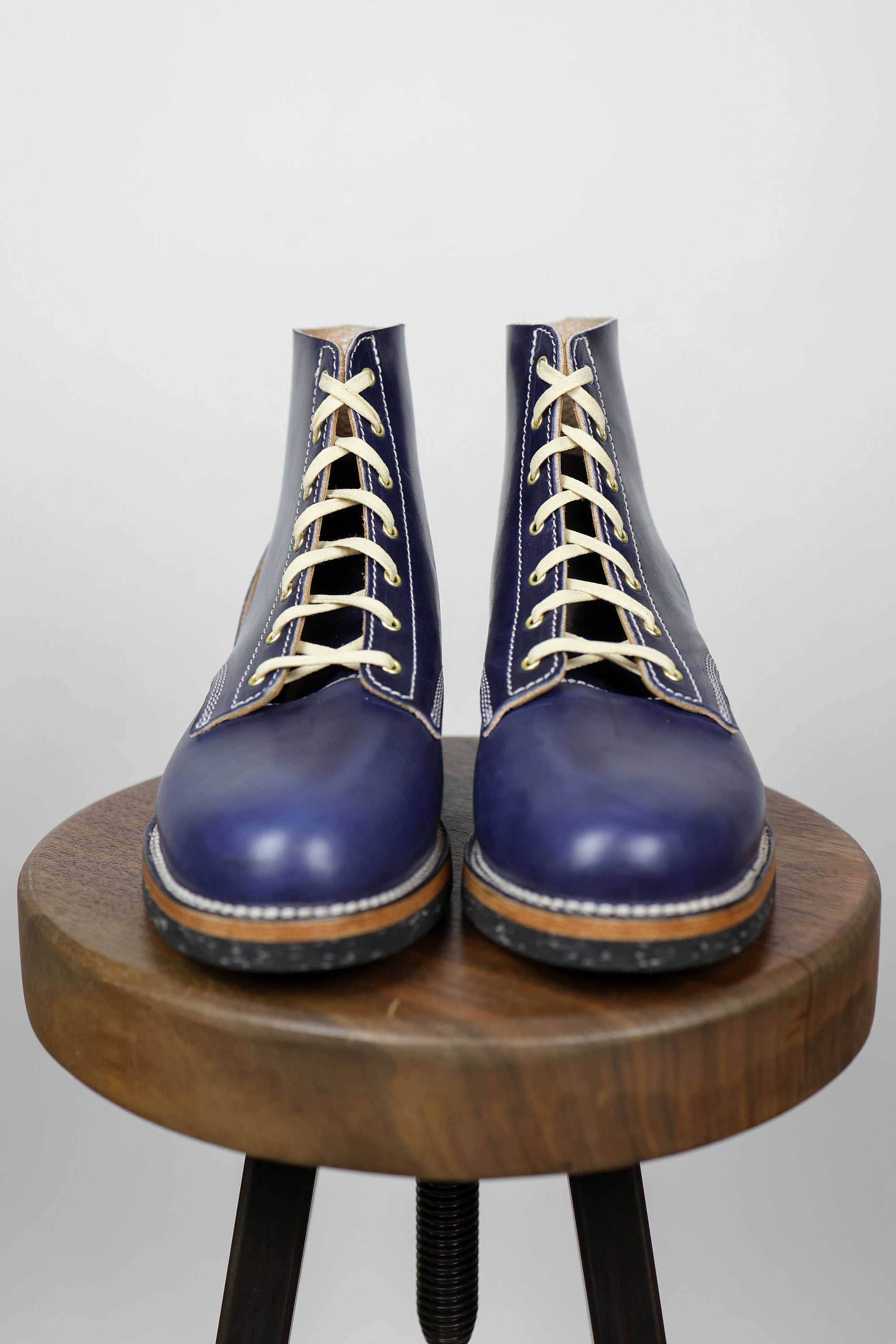 Oldspeed MFG x F&P "Keystone Boondocker Boot" - Navy Traditional Harness