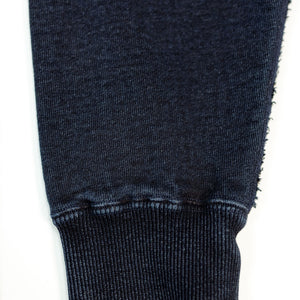 Samurai SIS25-101 Kakishibu Sweatshirt - Indigo - Cuff Detail