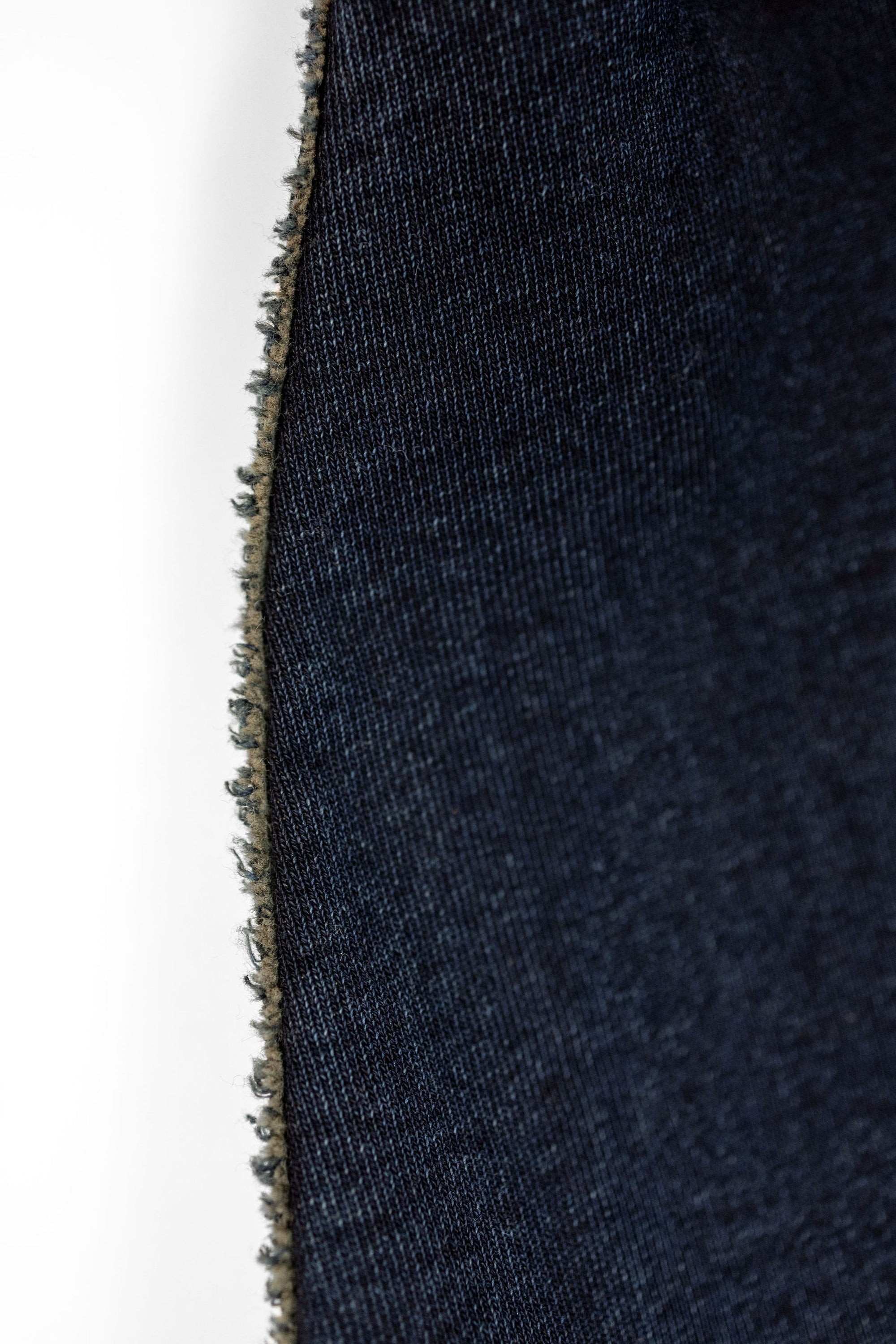Samurai SIS25-101 Kakishibu Sweatshirt - Indigo - Stitching Detail