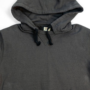 Samurai SWS-SC02 Japanese Cotton Sweat Hoody - Kuromame - Flat Lay Front