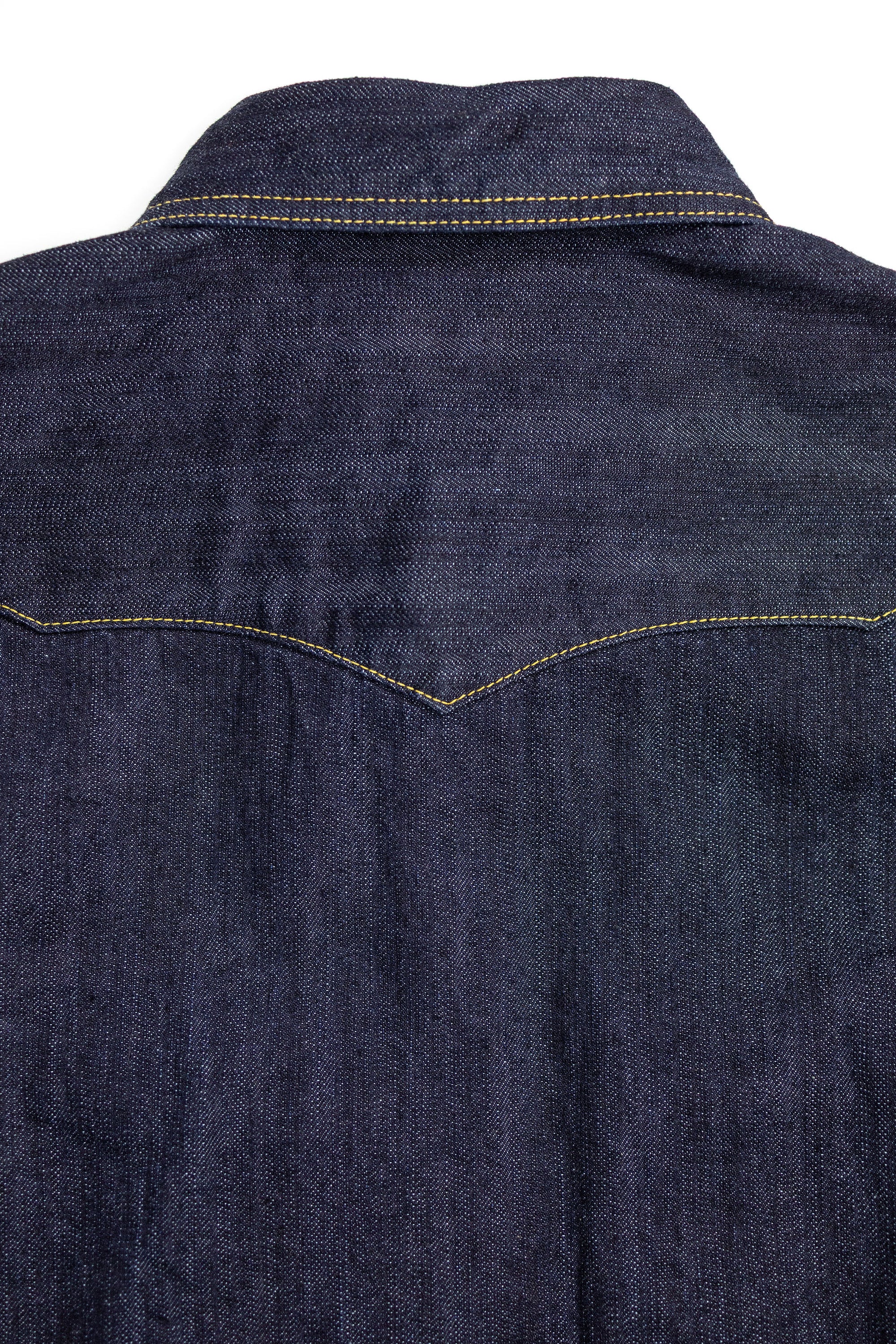 The Flat Head FN-SDW-001L Denim Western Shirt - 10oz Selvedge Denim