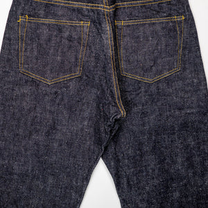 Samurai S3100VX 'Zero' WWII model wide straight jeans - back flat lay