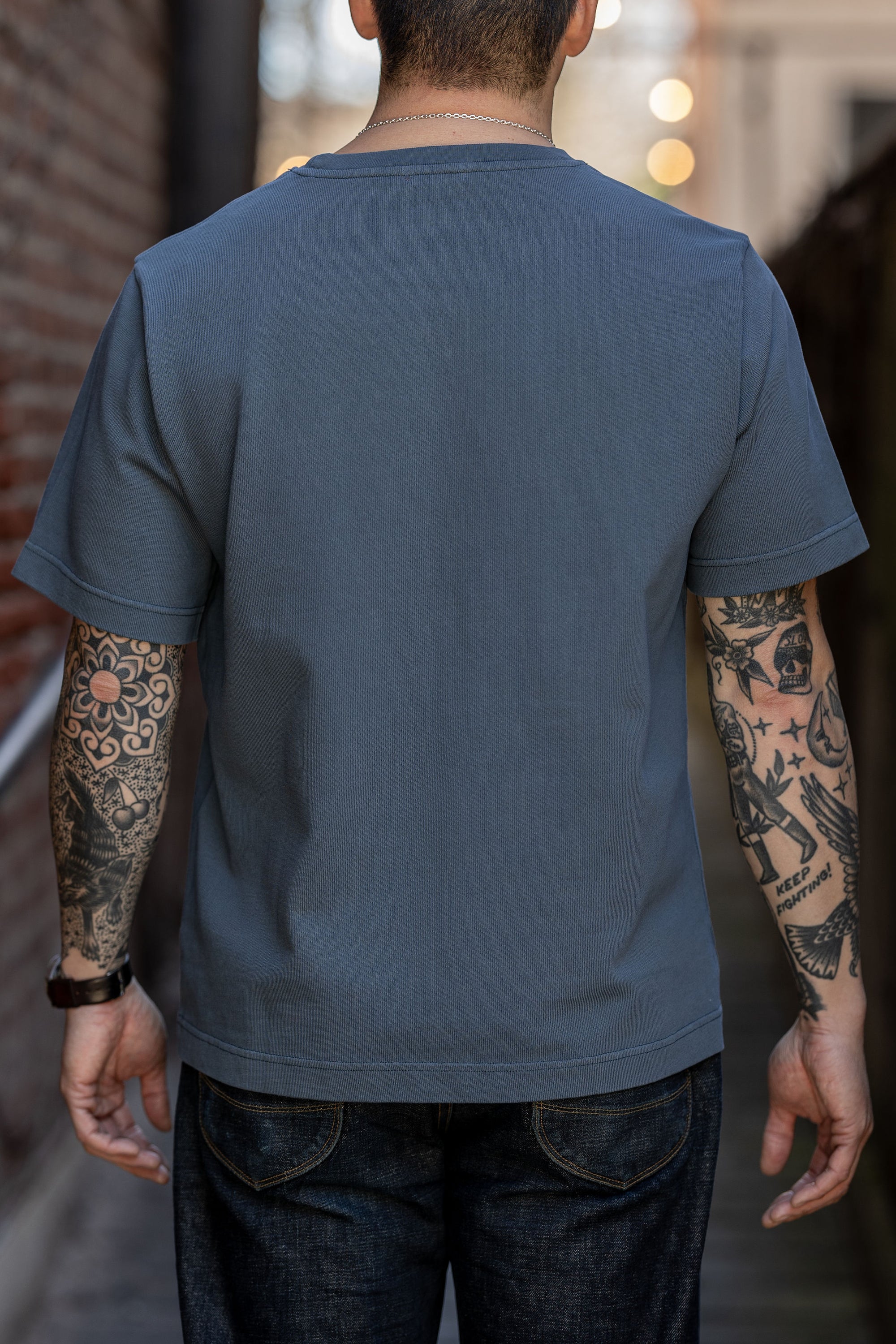 Hansen Garments Joel Crew Neck T-Shirt - Ocean