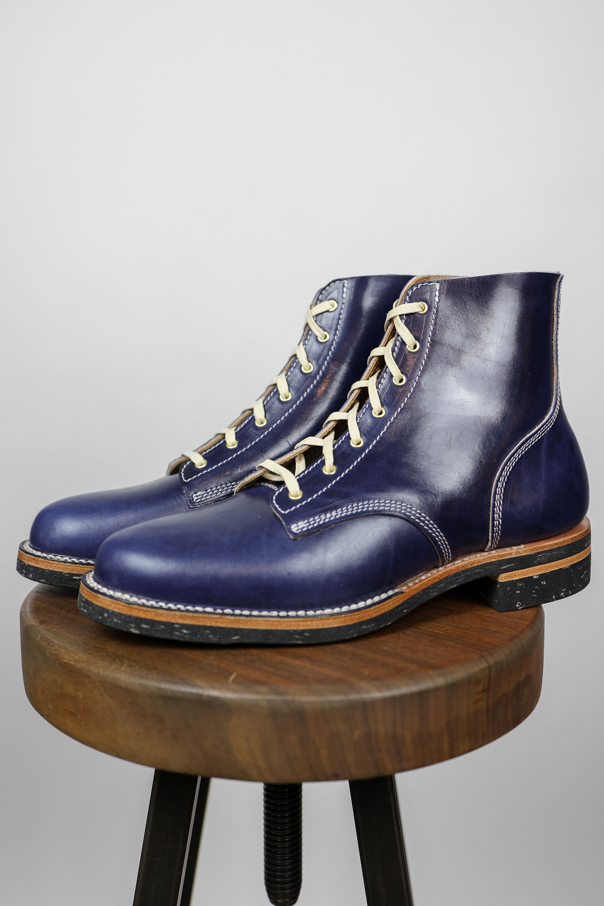 Oldspeed MFG x F&P "Keystone Boondocker Boot" - Navy Traditional Harness