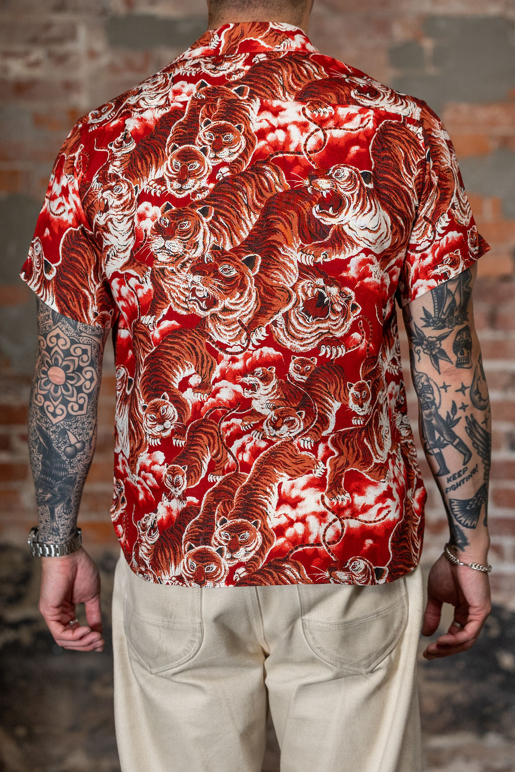 Freenote Cloth Hawaiian - Red Tiger