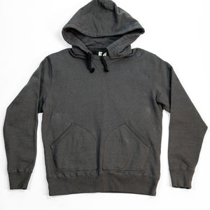 Samurai SWS-SC02 Japanese Cotton Sweat Hoody - Kuromame - Flat Lay Front