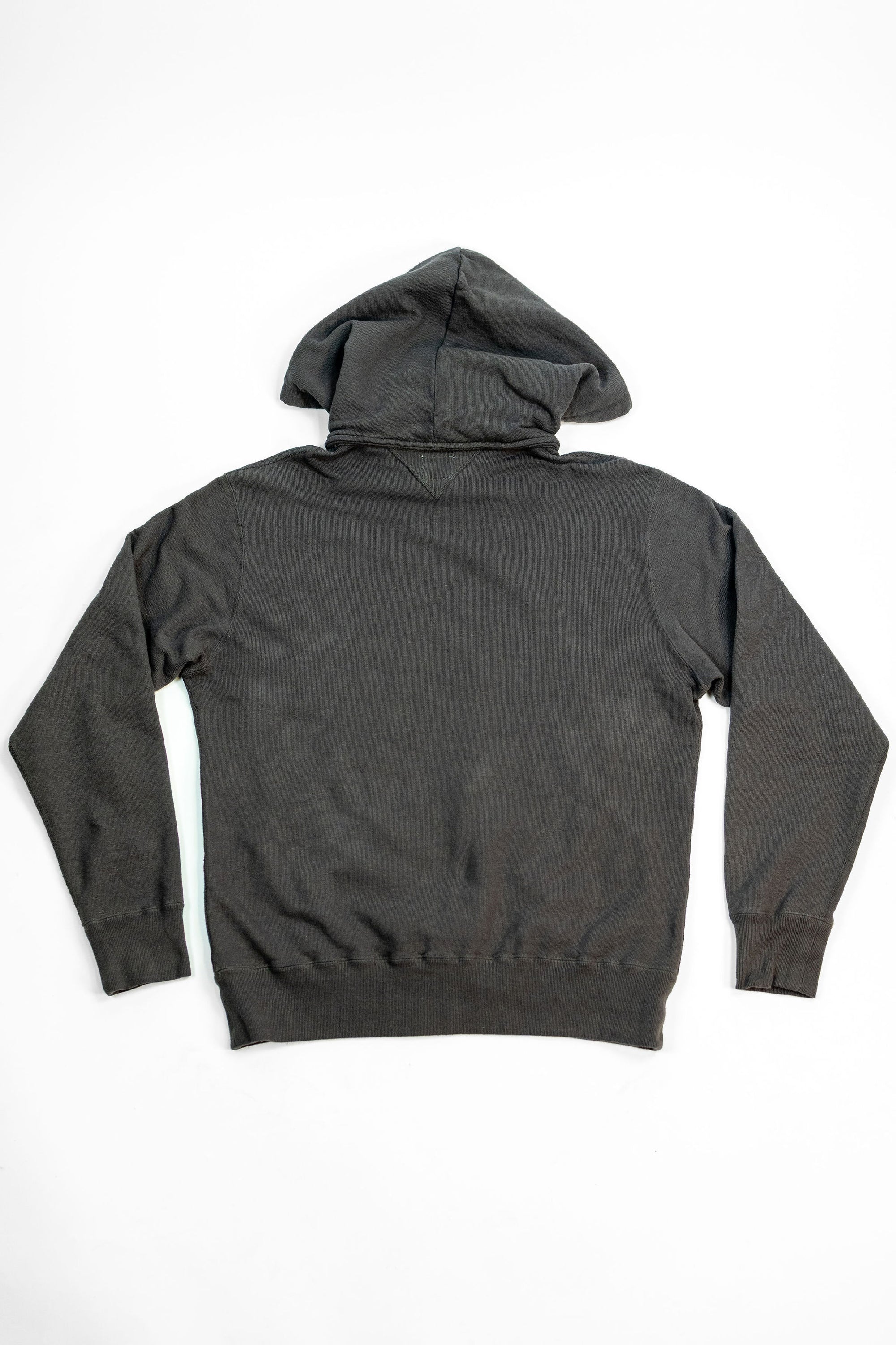 Samurai SWS-SC02 Japanese Cotton Sweat Hoody - Kuromame - Flat Lay Back