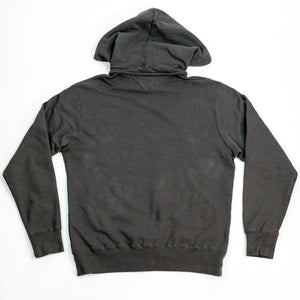 Samurai SWS-SC02 Japanese Cotton Sweat Hoody - Kuromame - Flat Lay Back