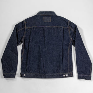 TCB Jeans 50's Type II Jacket - One-Wash. laid on front