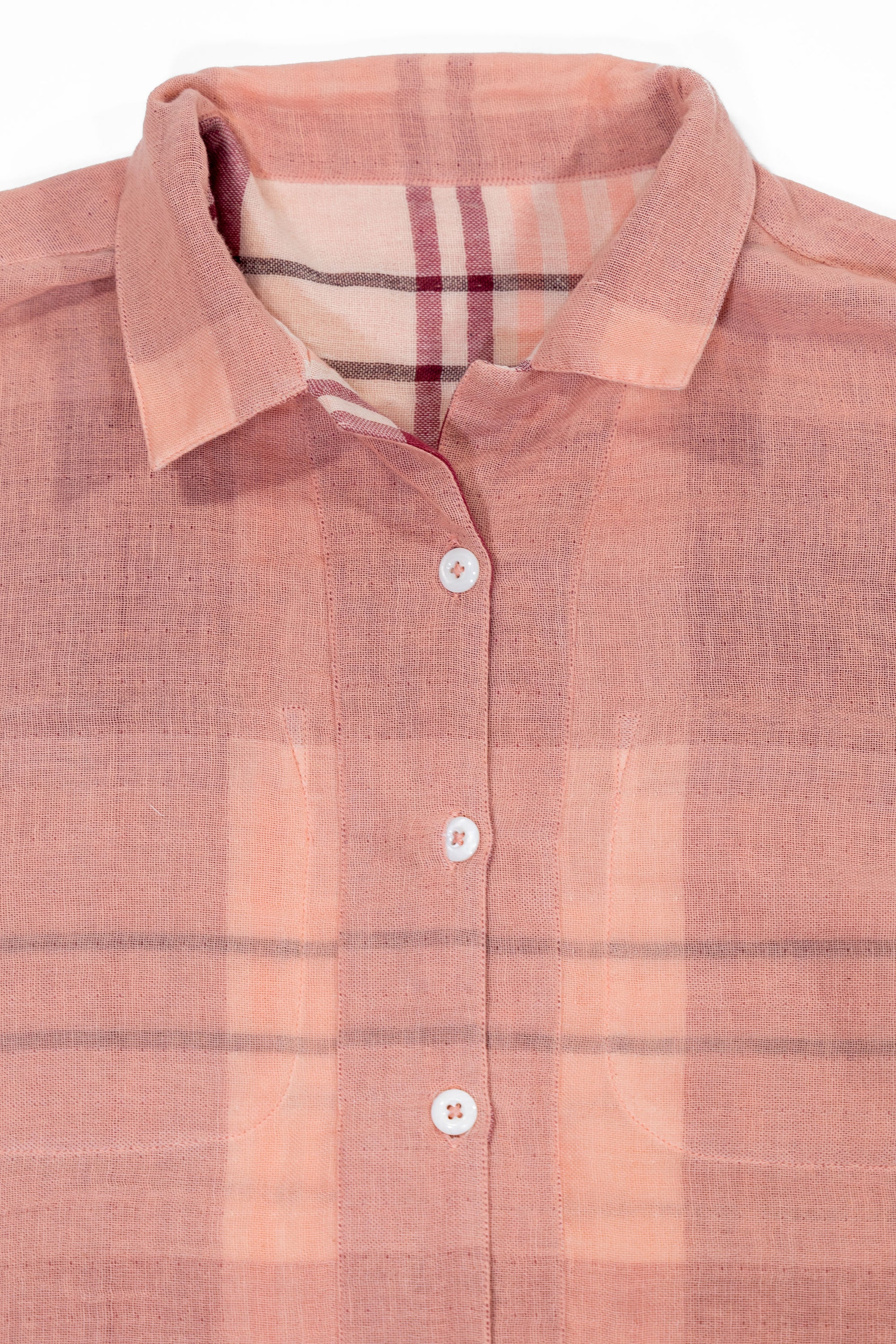 Indi + Ash Reversible Lake Camp Shirt JAC - Handwoven Double Gauze Plaid