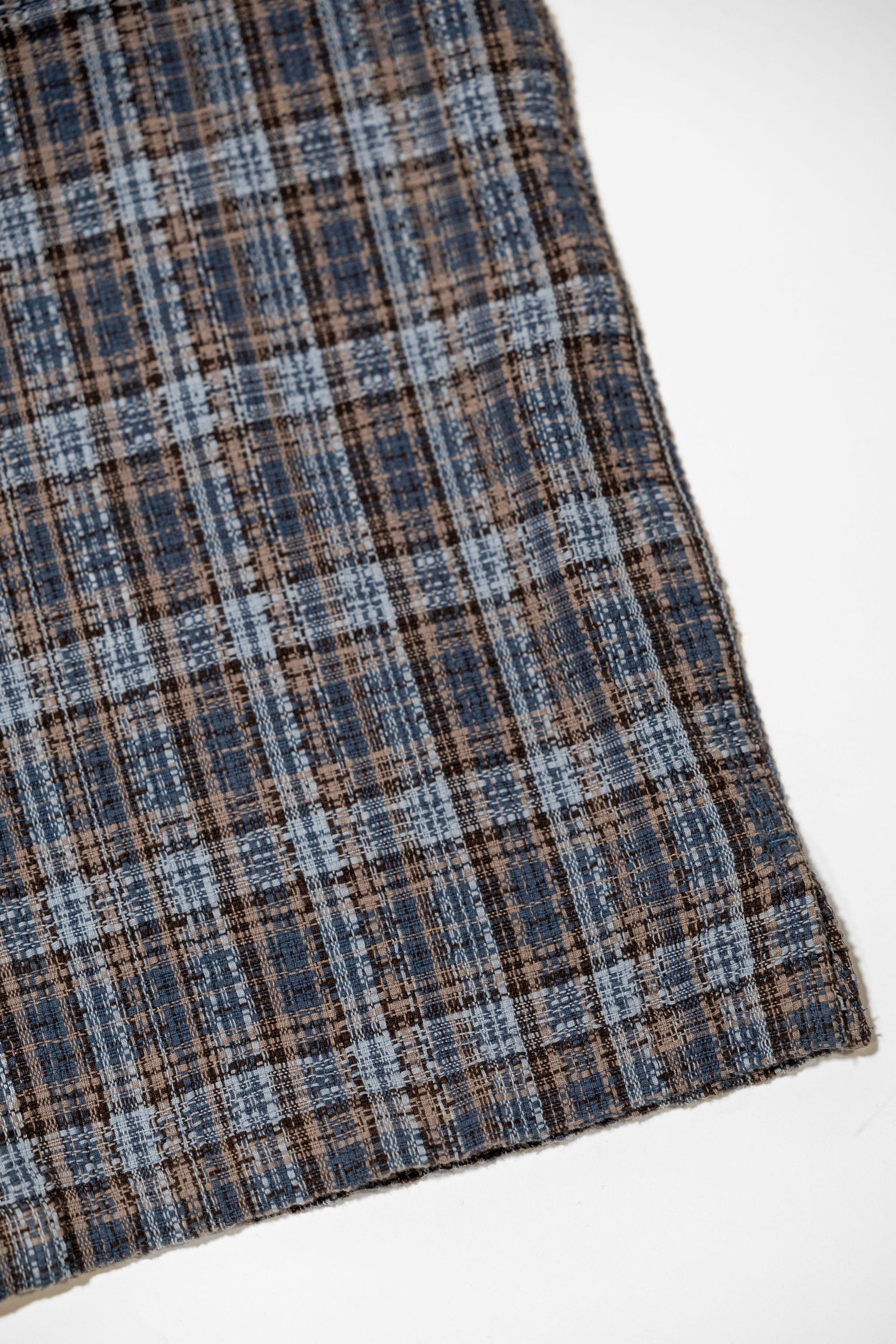 3sixteen Camp Shirt - Blue Dobby Plaid