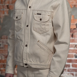 Indigofera Fargo Quarter - Smithson Canvas Ecru - Model Side