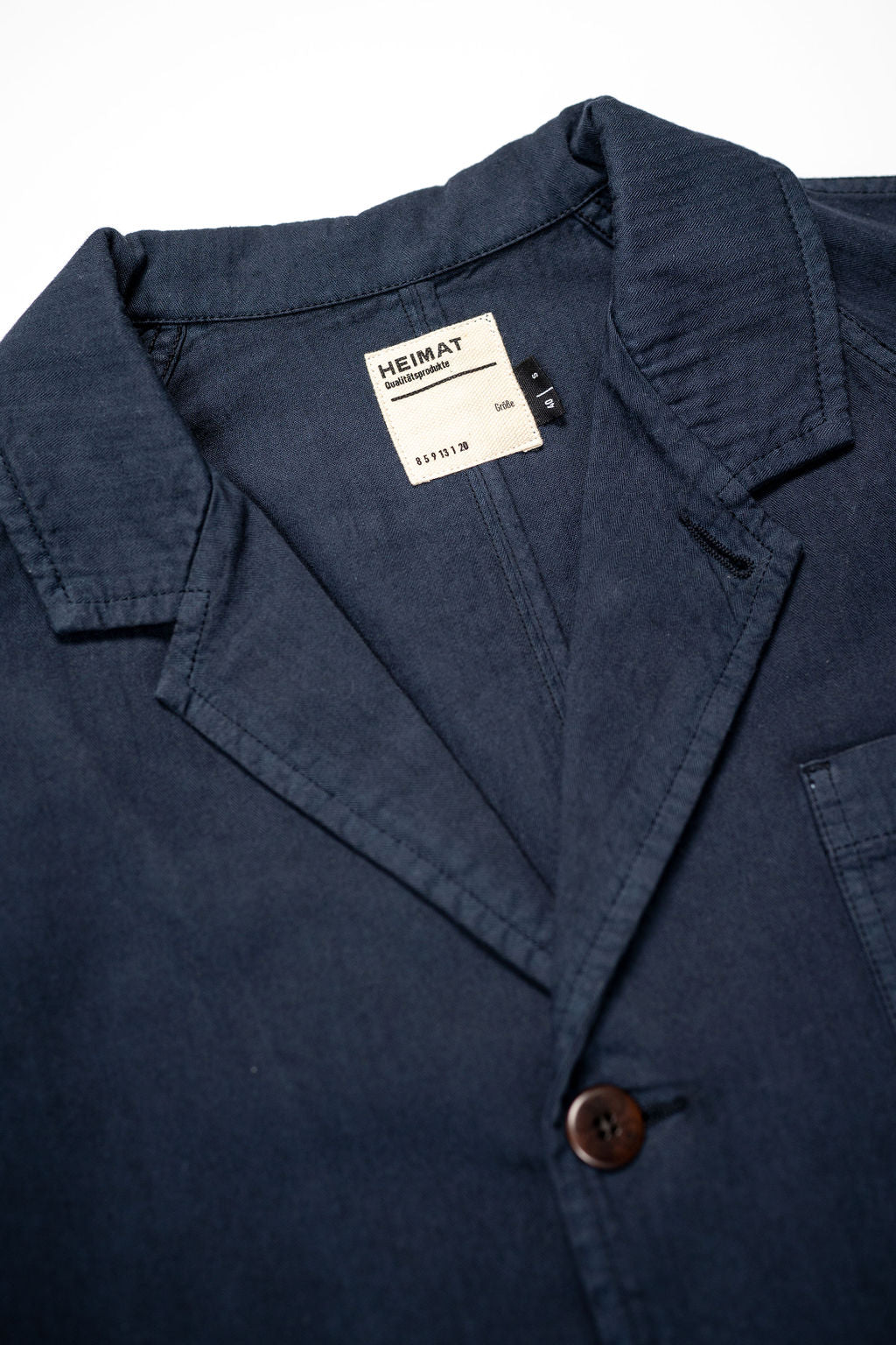 Heimat Textil Artist Blazer Herringbone - Ink