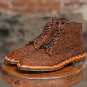 alden mocc toe boots - three quarter view