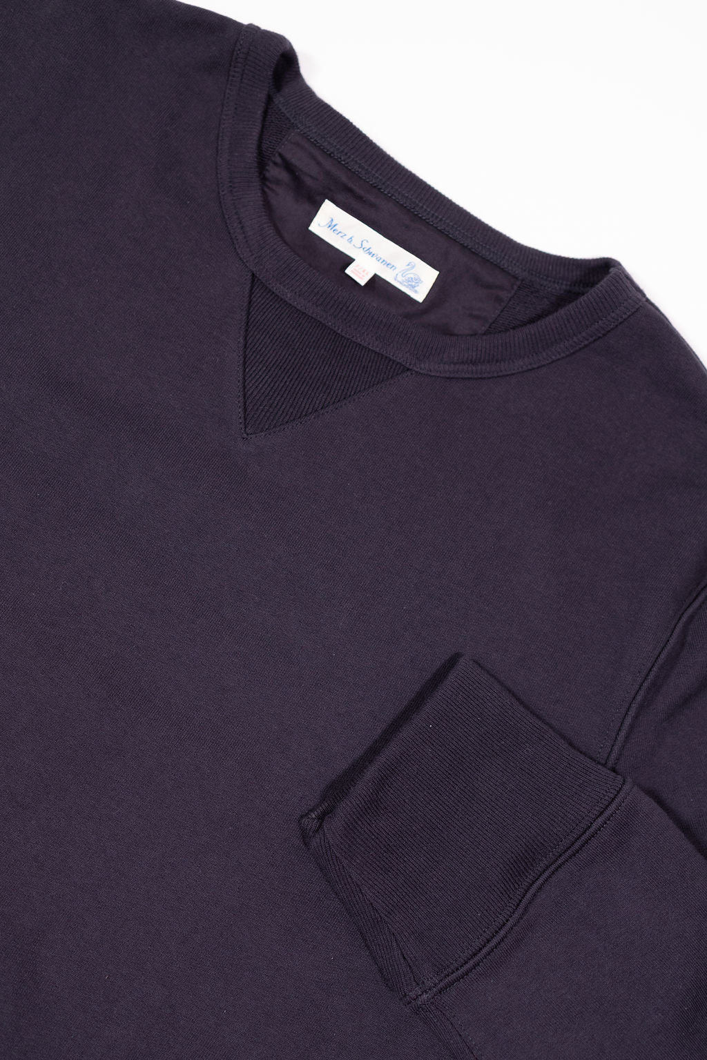 Merz b. Schwanen 3S48 Loopwheel Heavyweight Sweatshirt - Dark Navy