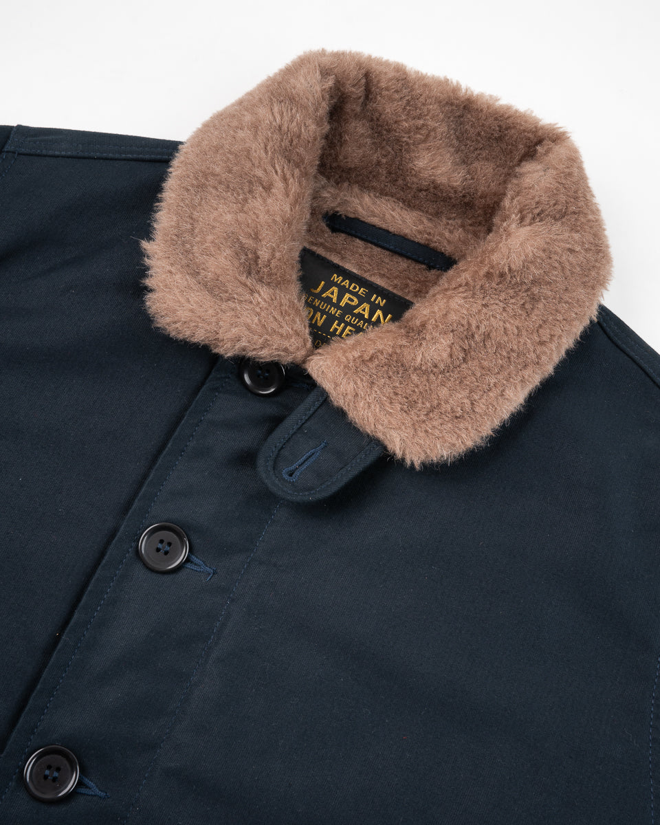Iron Heart IHM-35-NAV Whipcord N1 Deck Jacket - Navy