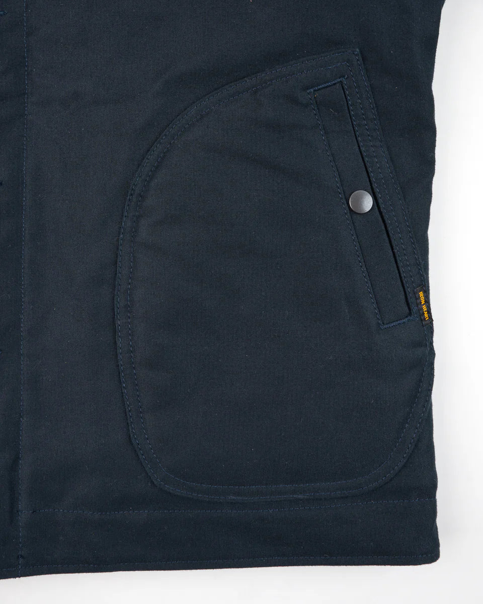 Iron Heart IHM-35-NAV Whipcord N1 Deck Jacket - Navy