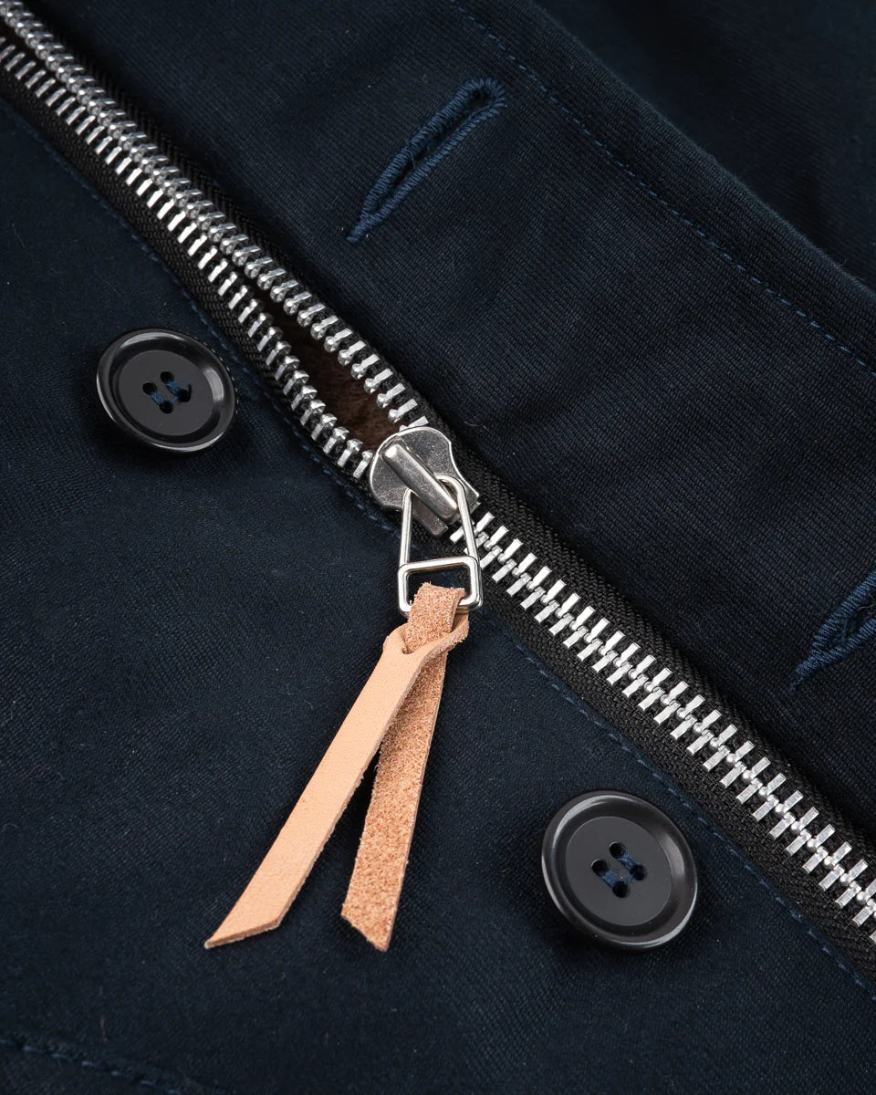 Iron Heart IHM-35-NAV Whipcord N1 Deck Jacket - Navy