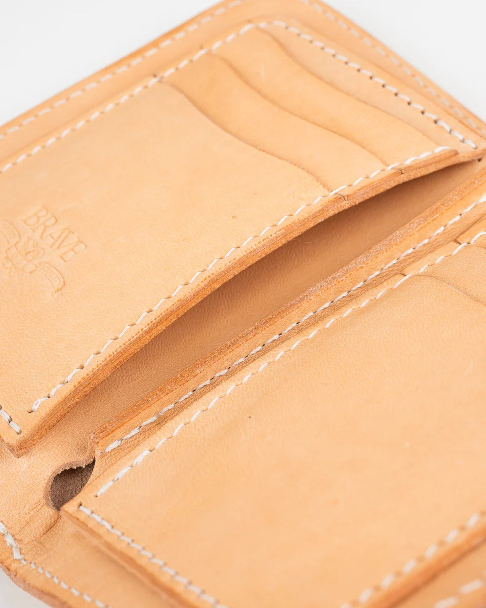 Obbi Good Label Brave Horsehide Mid Wallet - Natural