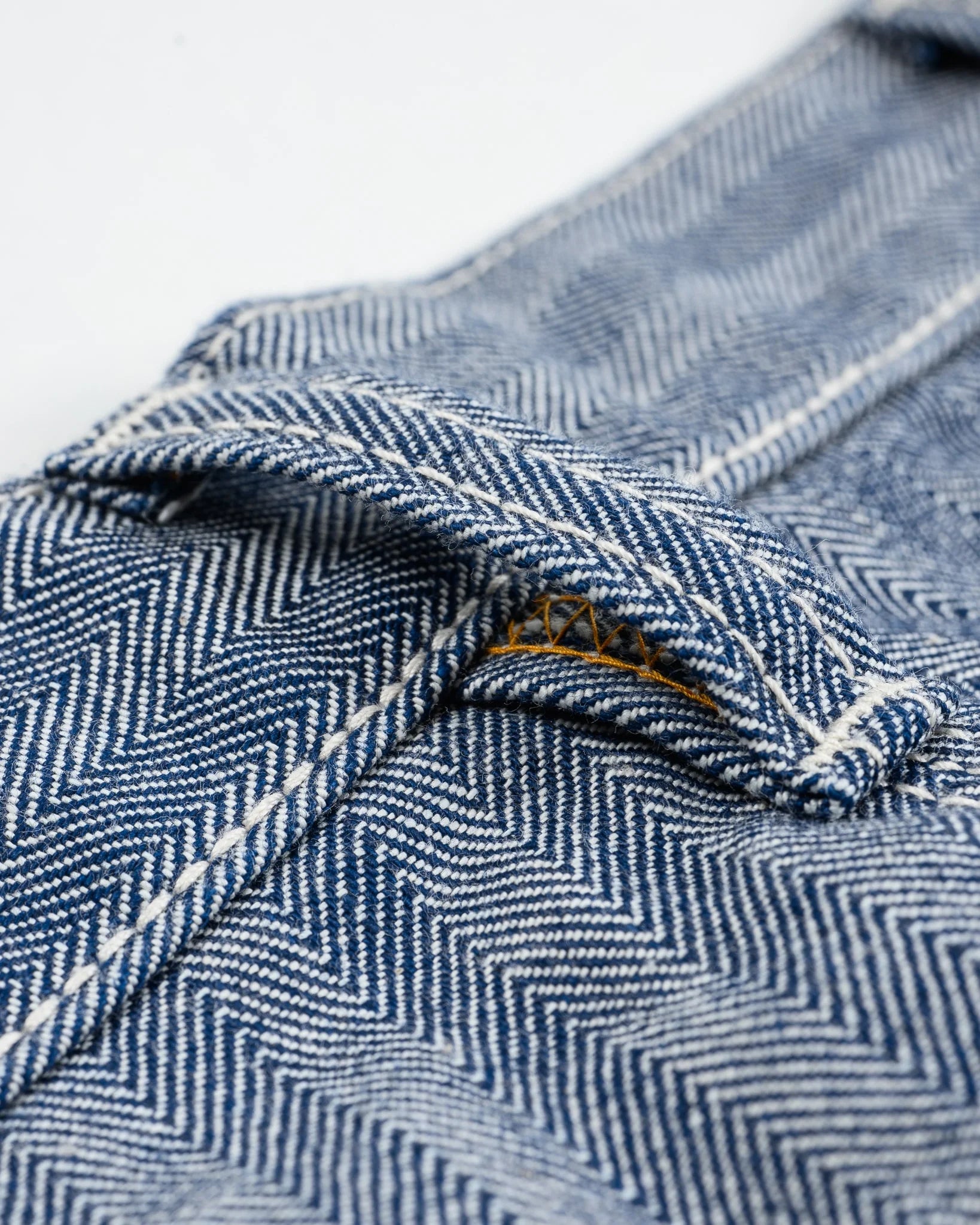 Iron Heart IH-830-IND 10.5oz Herringbone Painter’s Pants - Indigo