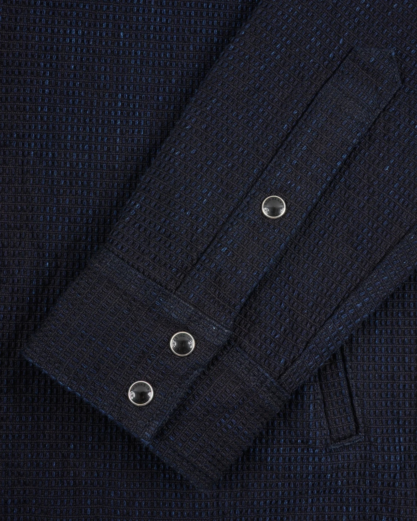 Iron Heart IHSH-437-IND 13.5oz Dobby Cloth CPO Shirt - Indigo