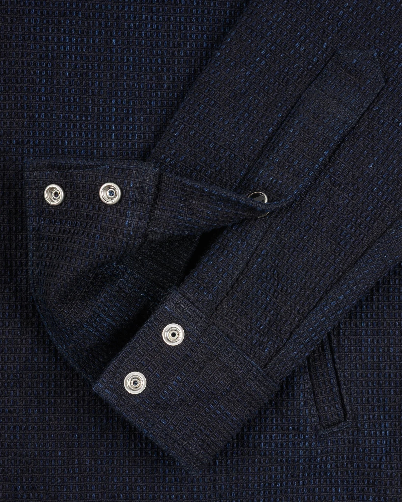 Iron Heart IHSH-437-IND 13.5oz Dobby Cloth CPO Shirt - Indigo