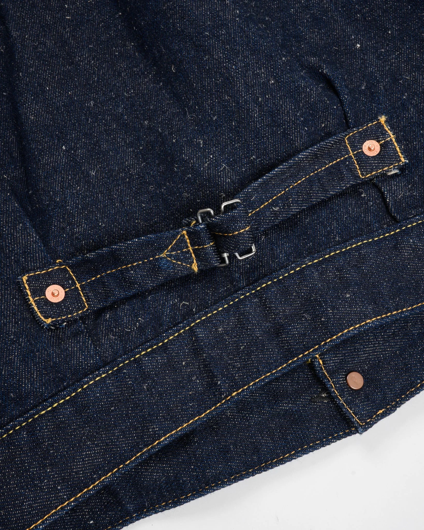 Iron Heart IHJ-163-IND 14oz Cotton/Linen Denim Type II Jacket - Indigo
