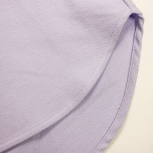 Wythe Moleskin Pearlsnap Shirt - Alpenglow - Hem Detail