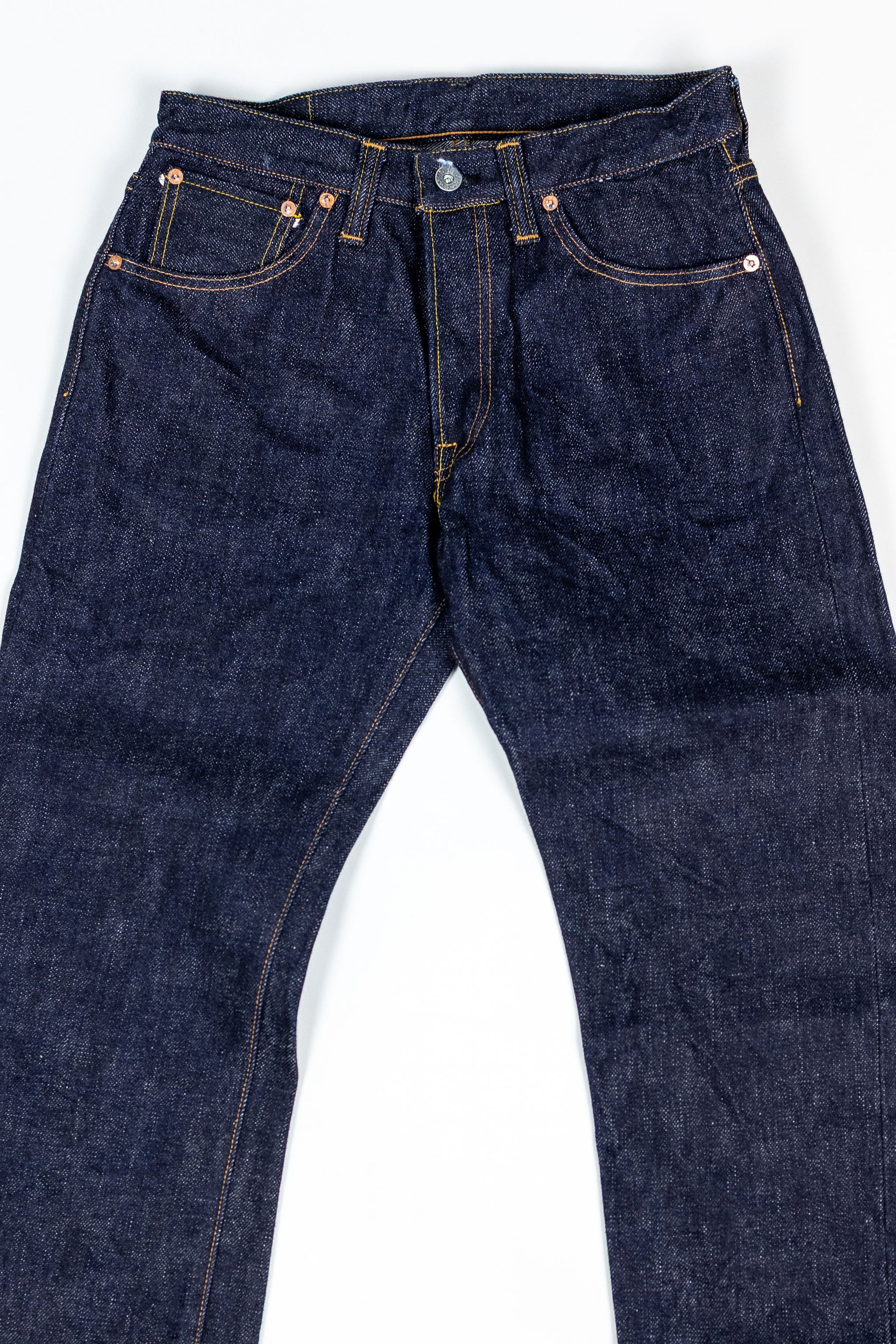 Samurai S5000VX21ozII 21oz Cho-Kiwami Selvedge Straight Fit - Flat Lay Front
