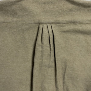 Wythe Moleskin Pearlsnap Shirt - Olive - Back View Detail