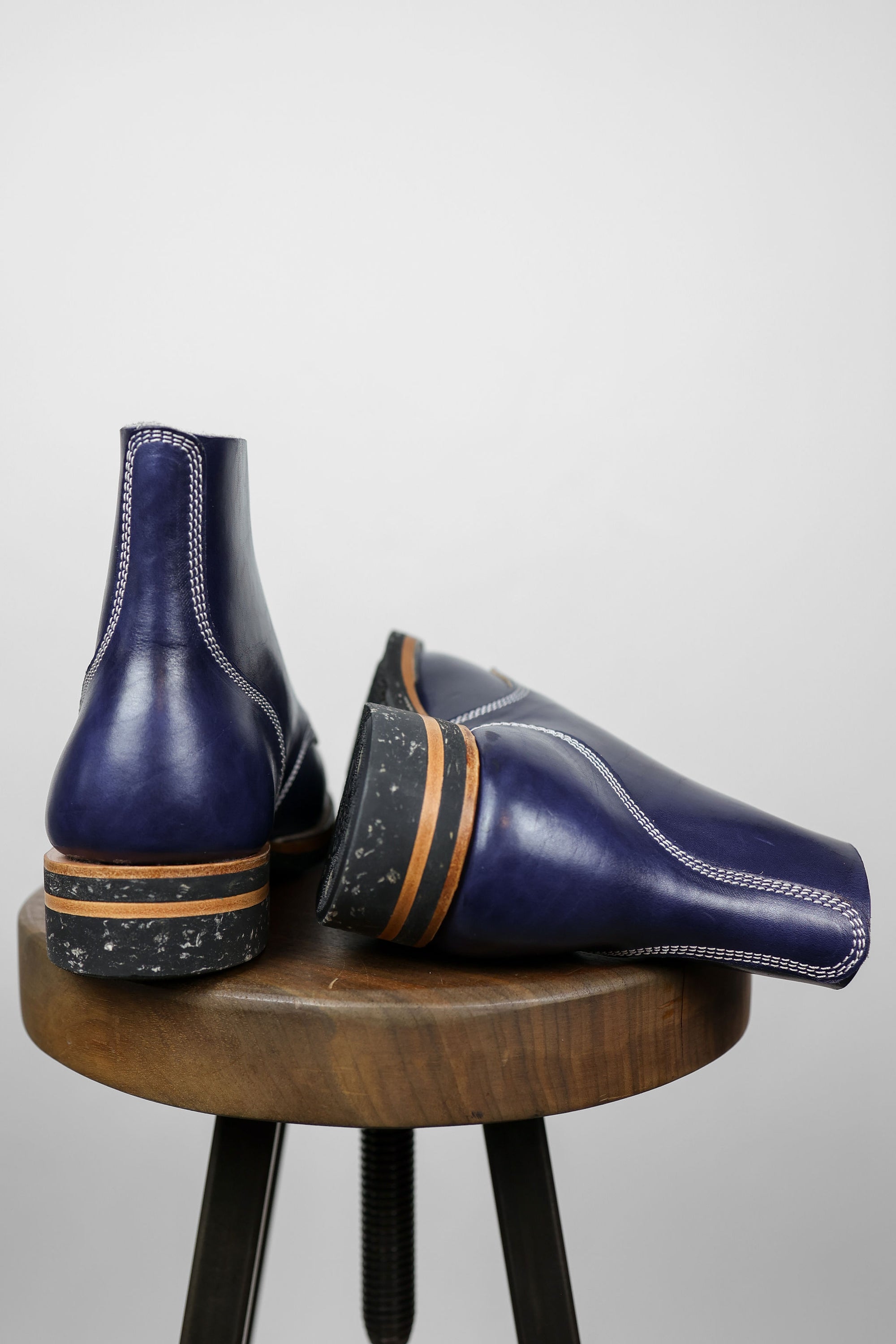 Oldspeed MFG x F&P "Keystone Boondocker Boot" - Navy Traditional Harness