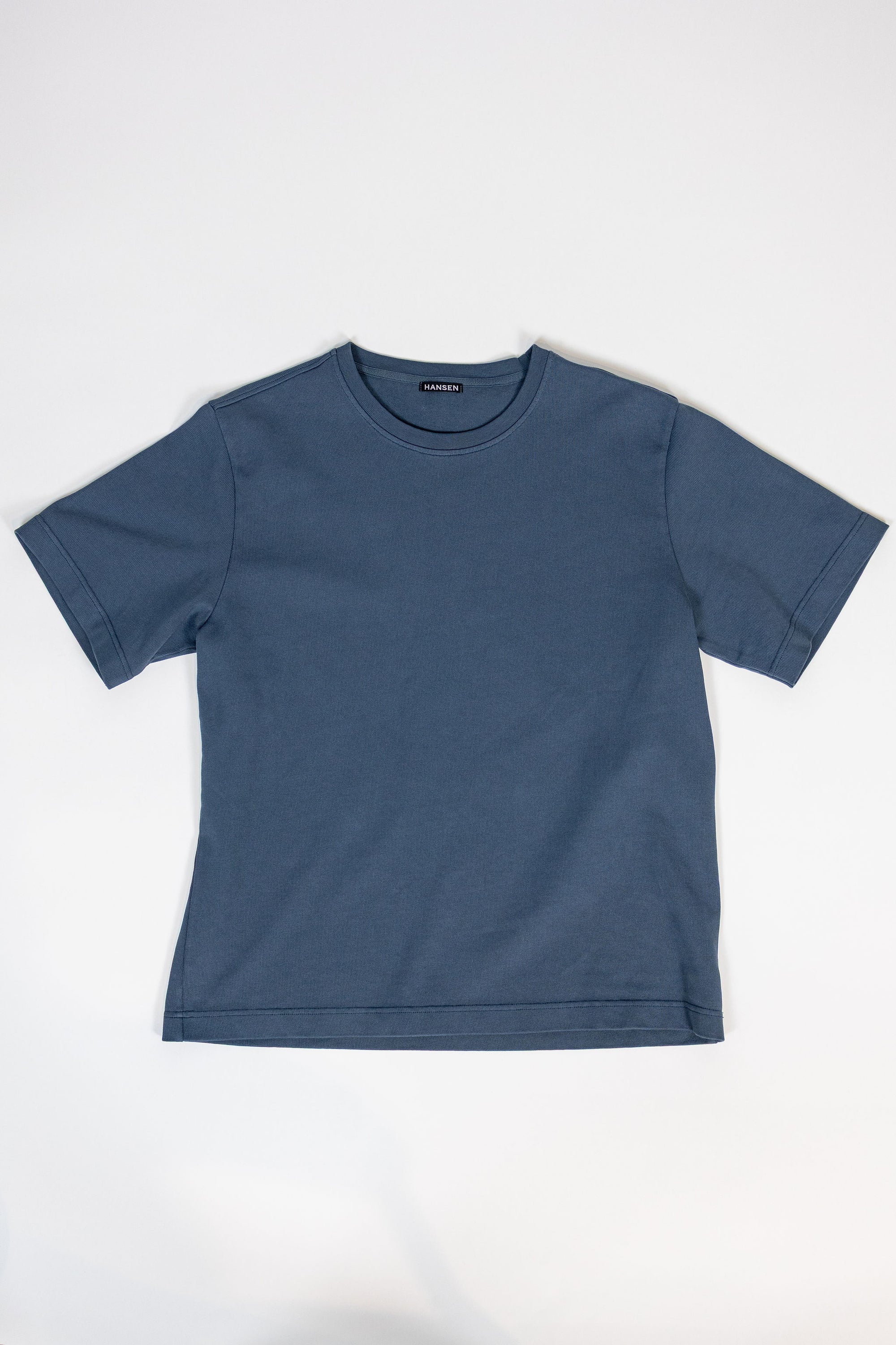 Hansen Garments Joel Crew Neck T-Shirt - Ocean