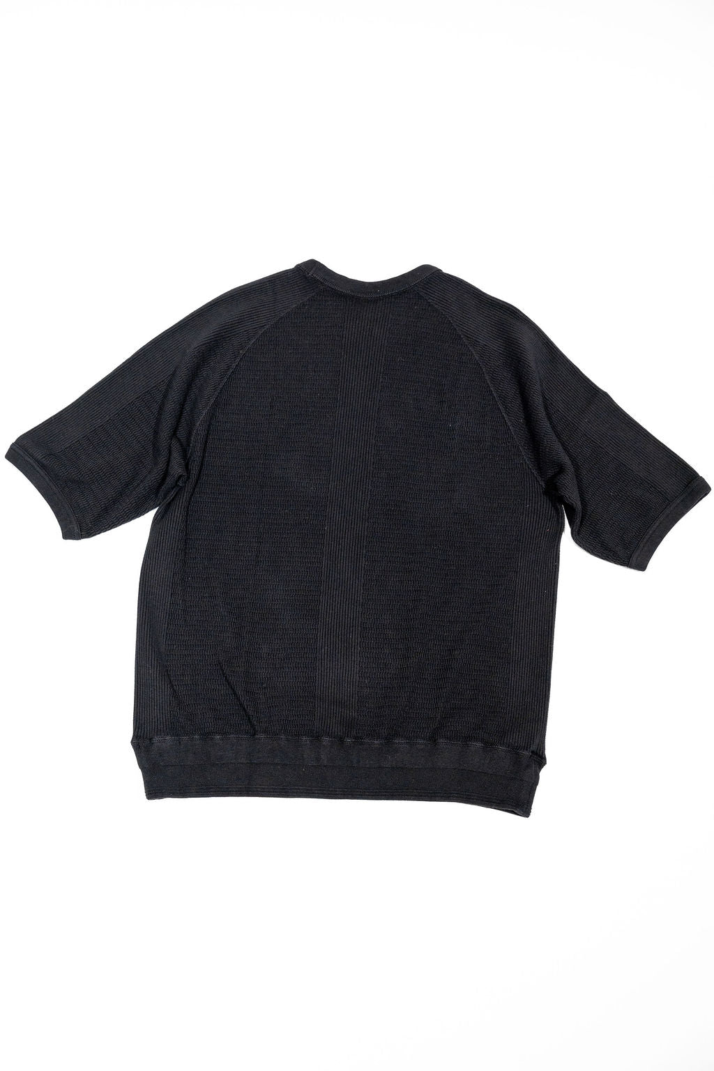 The Flat Head FN-THW-002 Thermal Raglan T-Shirt - Black