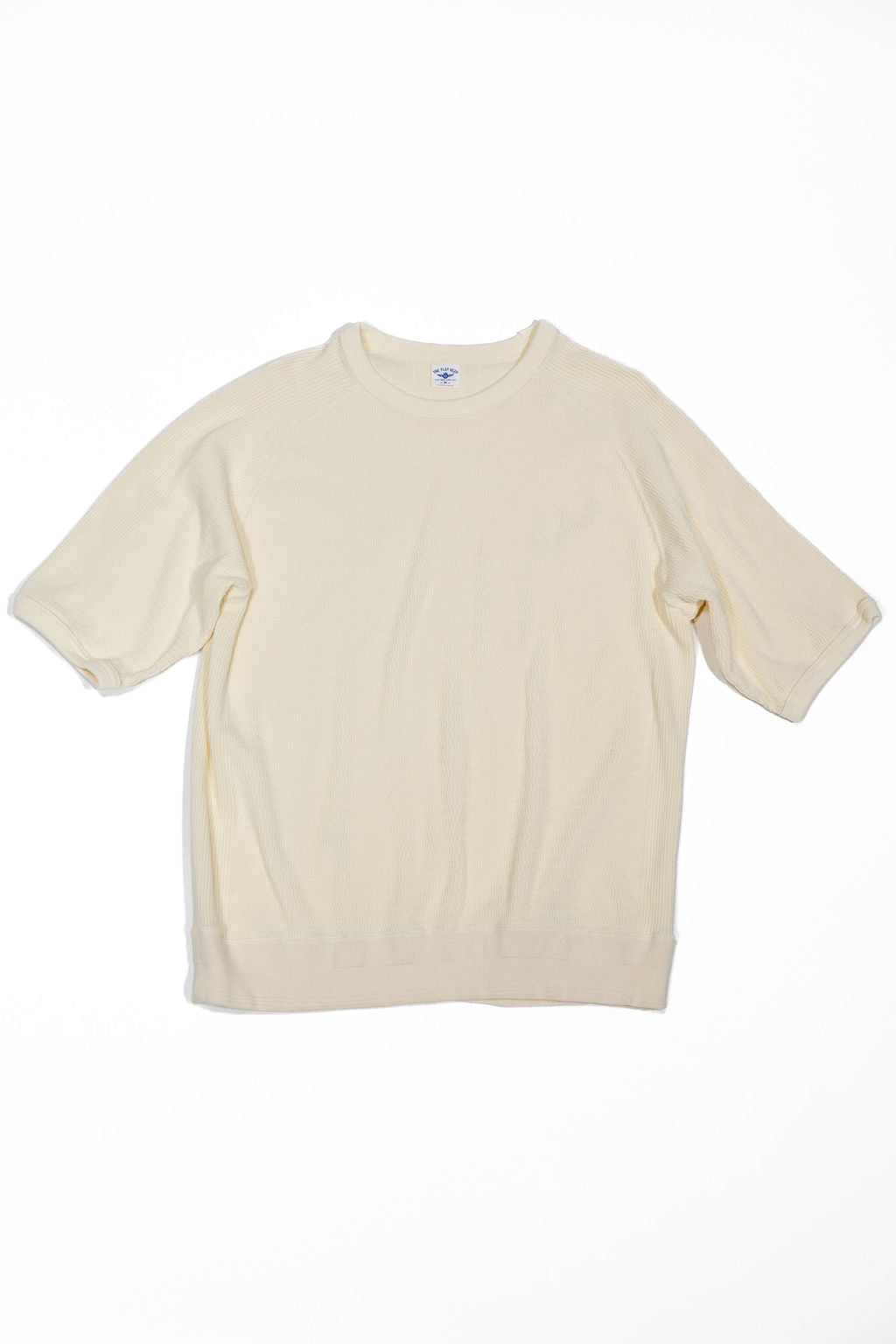 The Flat Head FN-THW-002 Thermal Raglan T-Shirt - Ivory