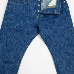 Samurai S211XX17oz-SLB Relax Tapered Jeans - "Murakumo" 17oz Slub - Front View Flat